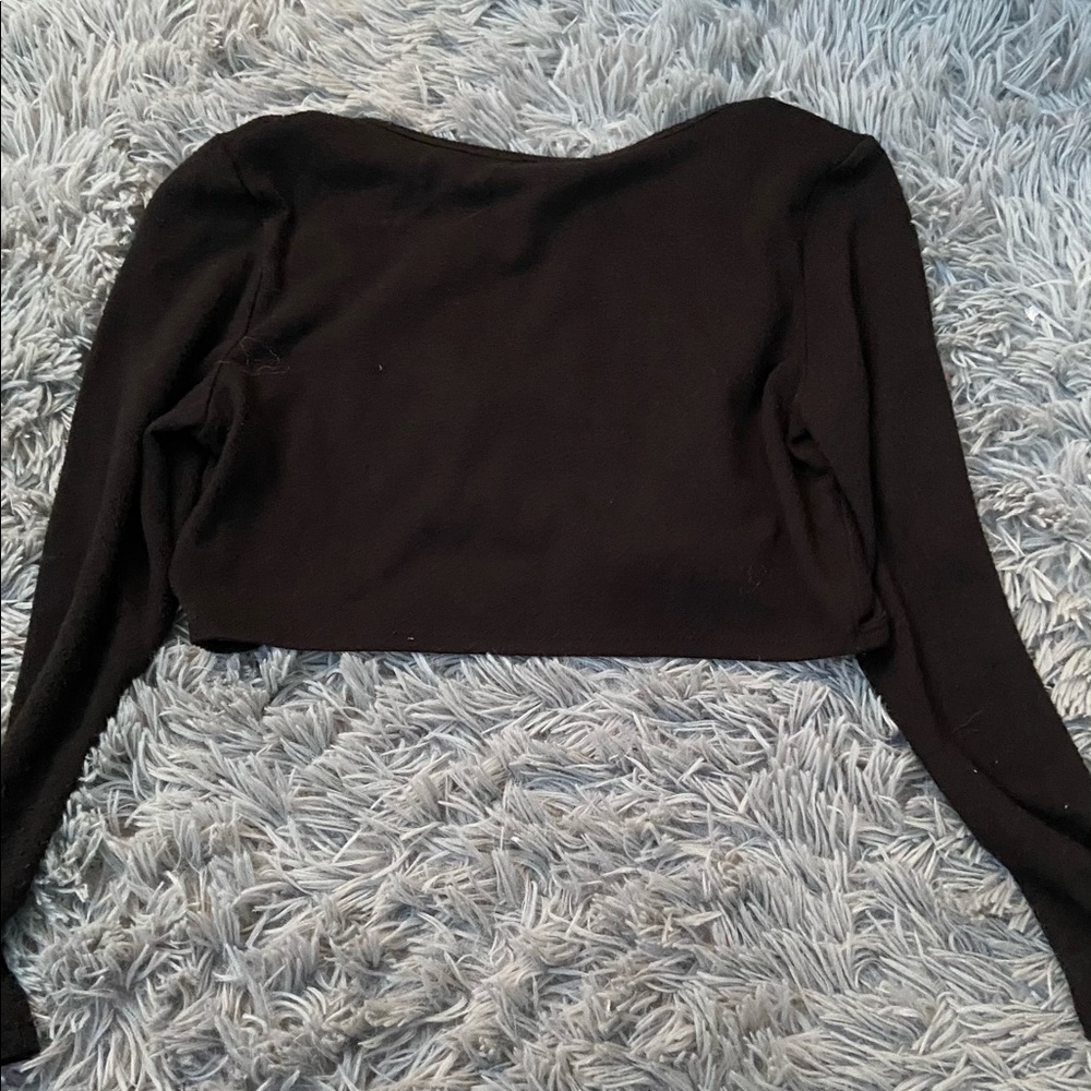 Black cardigan